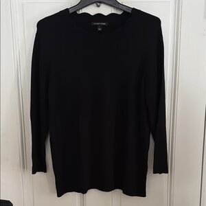41 Hawthorn Black Crew Neck Sweater